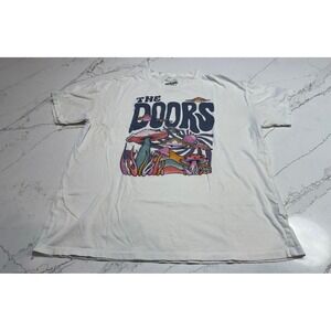 American Eagle Oversized  Graphic "The Doors" Band Tee- Size Medium